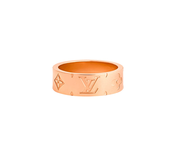 LV Band Ring Rose Gold-RetroRings