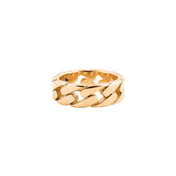 Essentials Curb Ring Gold-RetroRings