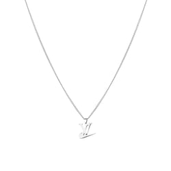 LV Swoosh Necklace Silver-RetroRings