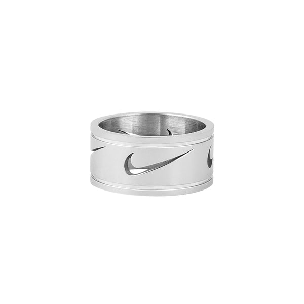 Nike Cut Out Repeat Ring Silver-RetroRings