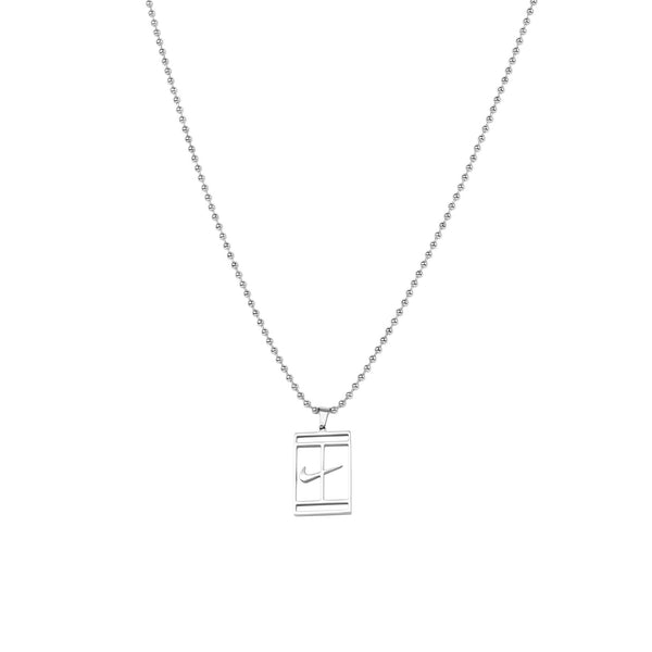 Nike Swoosh Court Necklace Silver-RetroRings