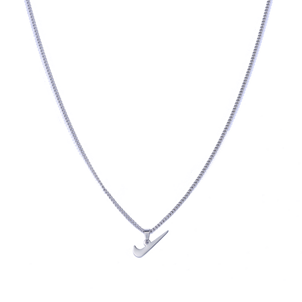Nike Swoosh Necklace Silver-RetroRings