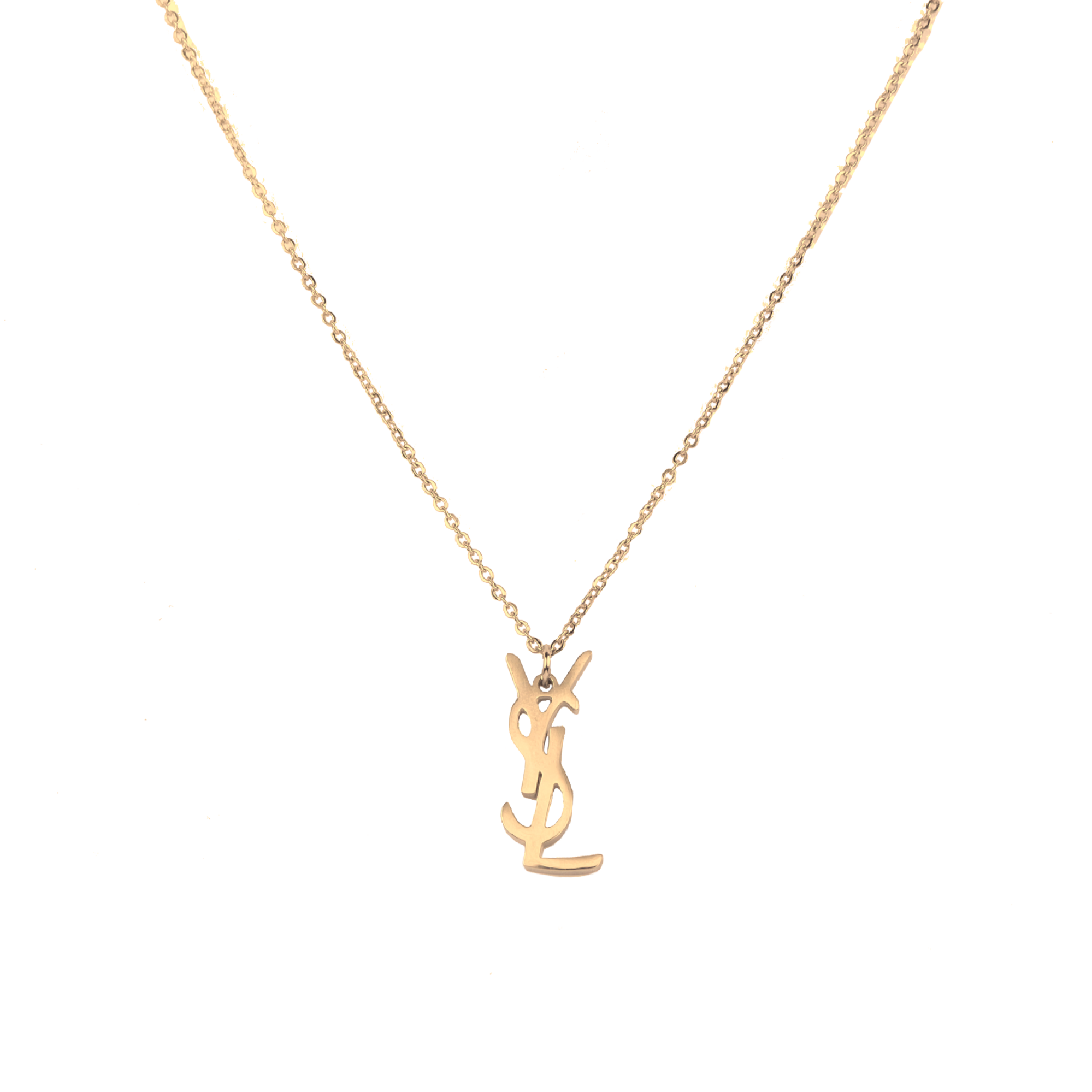 YSL Necklace Gold-RetroRings