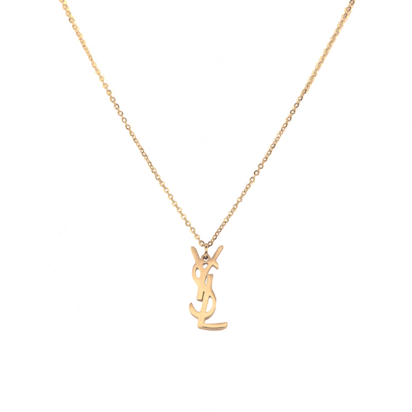 YSL Necklace Gold-RetroRings
