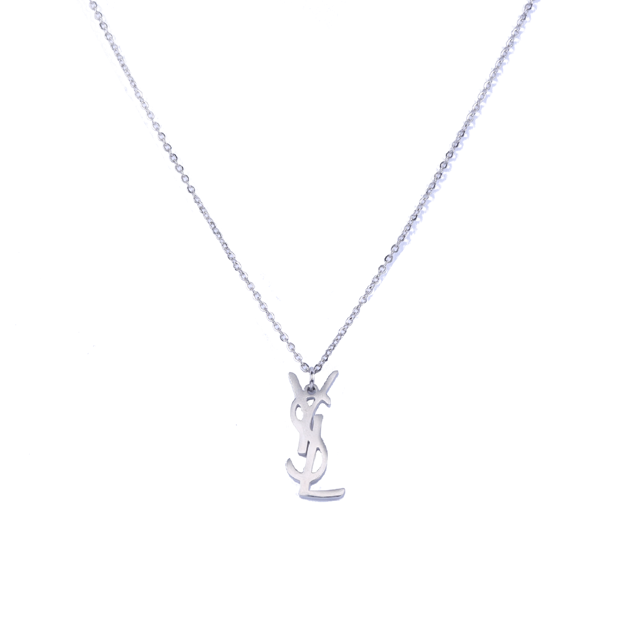 YSL Necklace Silver-RetroRings